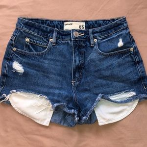 Denim shorts, size 3